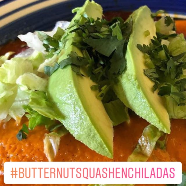 Butternut Squash Enchilada.