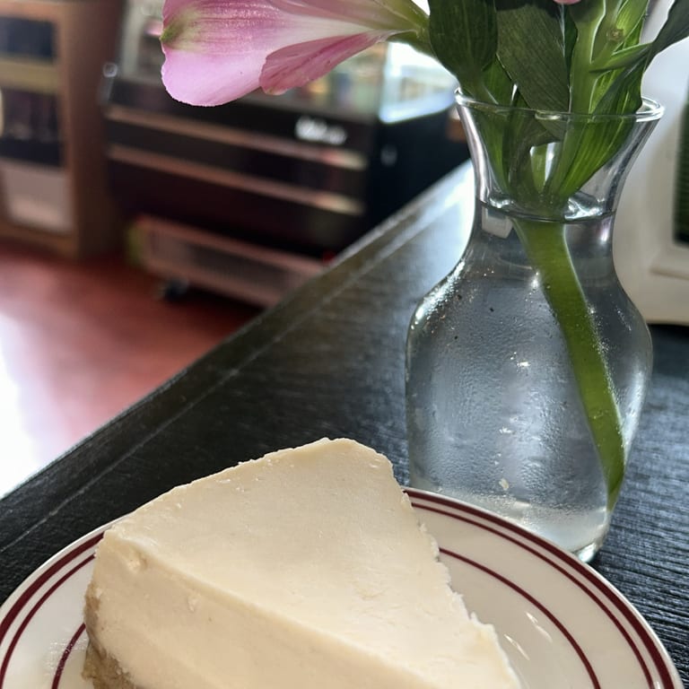Indulge in our cheesecake