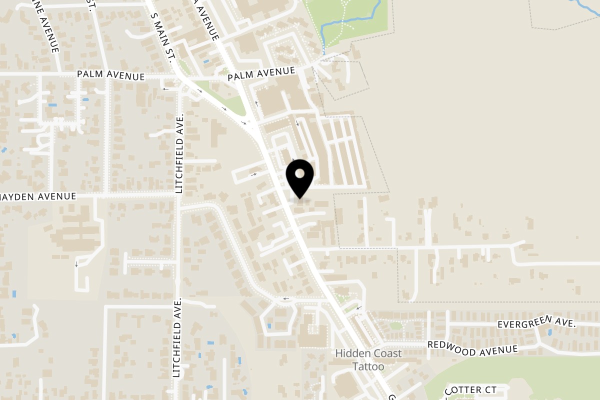 Map showing the location of Viva Mexicana on 841 Gravenstein Hwy S in Sebastopol